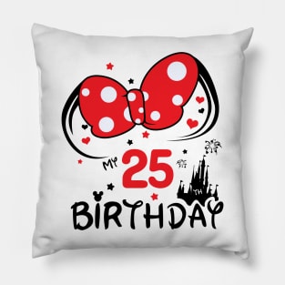 25th birthday Pillow