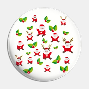 Dancing Claus Pin