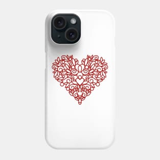 RED HEART Phone Case