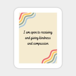 Kindness and Compassion Magnet