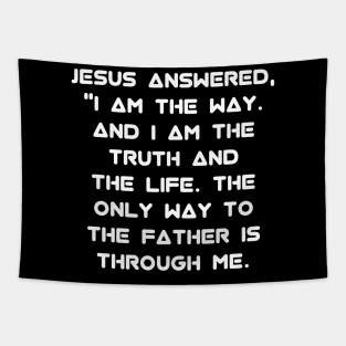 John 14:6 International Children’s Bible Text Tapestry