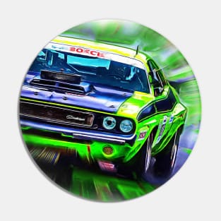 Green Monster - Dodge Challenger Pin