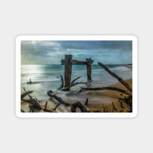 The Cattle Jetty, Observation Point, Point Nepean, Portsea, Mornington Peninsula, Victoria, Australia. Magnet