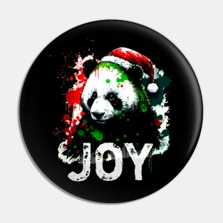 Christmas Panda Joy Pin