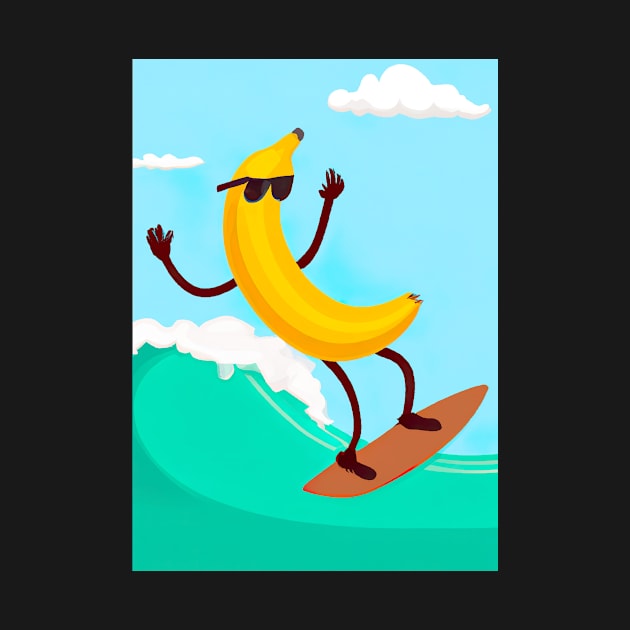 Surfing Bananna by maxcode