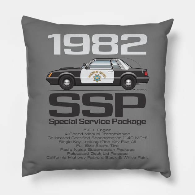 SSP Mustang Pillow by JRCustoms44