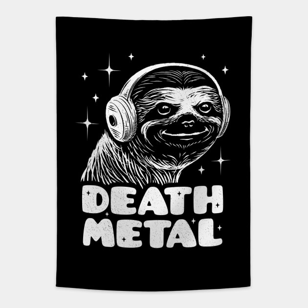 Death deals metal tapestry