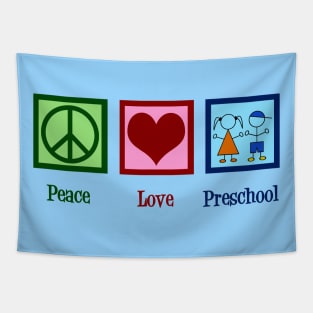 Peace Love Preschool Tapestry