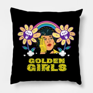 golden girls Pillow