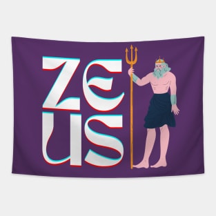 Zeus Greek Mythology Tapestry