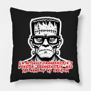 Nerd Frankenstein Pillow