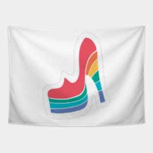 LGBTQ shoe Tapestry