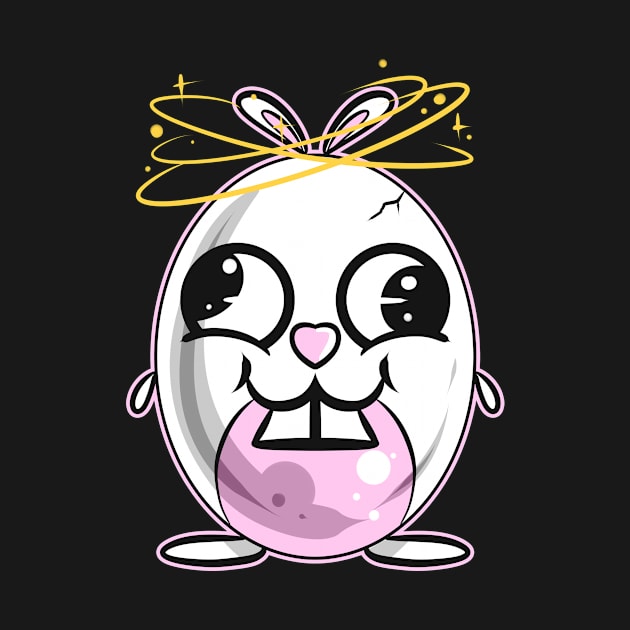 A Confused Easter Bunny Easter Egg Easter by SinBle