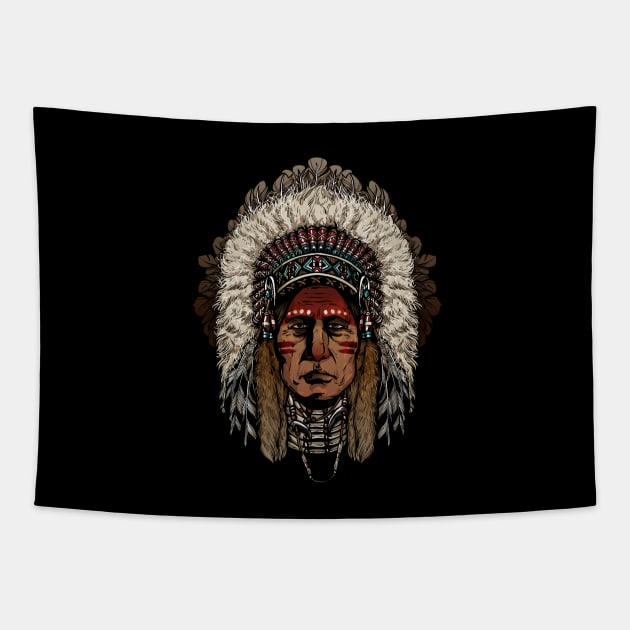 American Native Tapestry by TambuStore