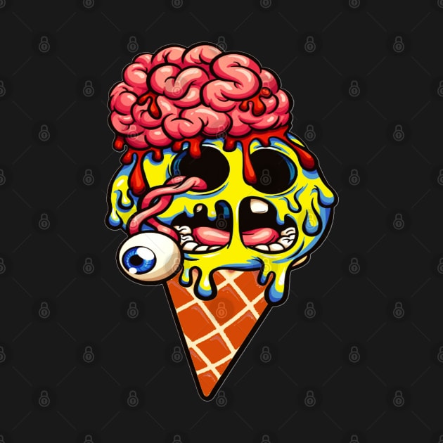 Brain Ice Cream by ctrlzie