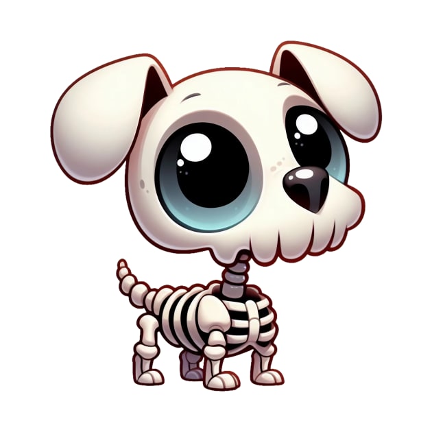 Cute Dog Skeleton by Dmytro