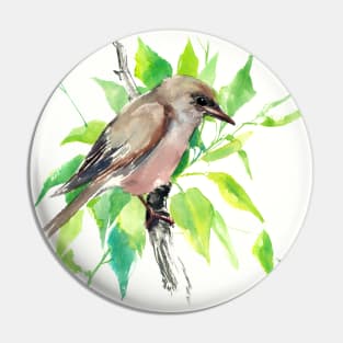 Garden warbler Pin