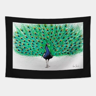 Proud Peacock Tapestry