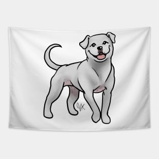American Bulldog - White Tapestry