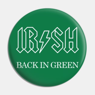 Irish - Back In Green Pin