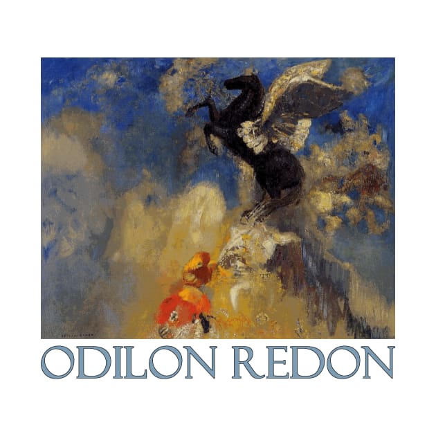 The Black Pegasus (1909) by Odilon Redon by Naves