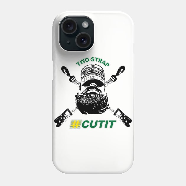 Two-Strap #cutit Phone Case by SeamanSteyn