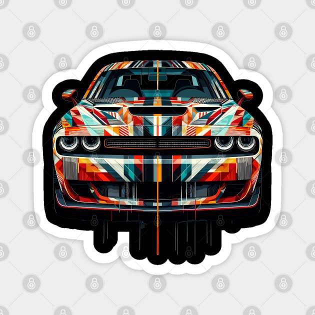 Dodge Challenger Magnet by Vehicles-Art