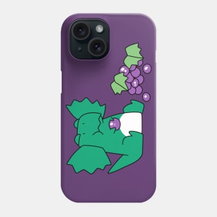 Dilophosaurus Eating Grapes Phone Case