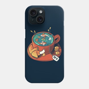 Koi Tea Zen Break by Tobe Fonseca Phone Case