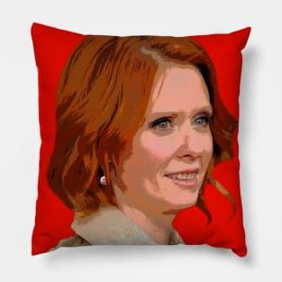 cynthia nixon Pillow