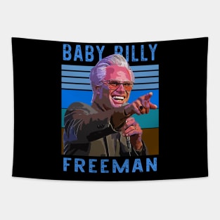 Baby Billy Freeman - Vintage Retro Pop Art Tapestry
