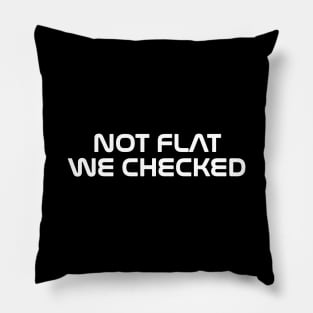 NASA Not flat we checked Pillow