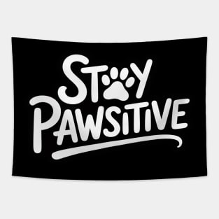 Positive Vibes Only Cat Tapestry