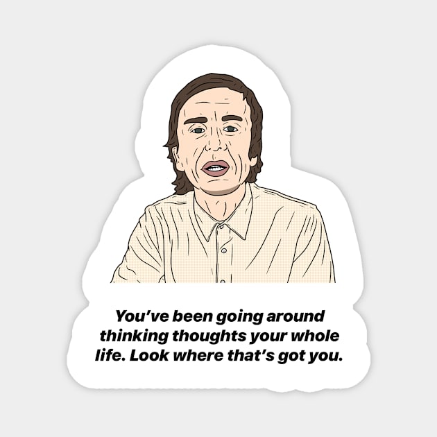 SUPER HANS | THINKING THOUGHTS Magnet by tommytyrer