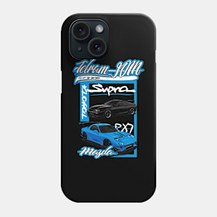 Telram's Supra mk4 and RX7 Design 1 Phone Case