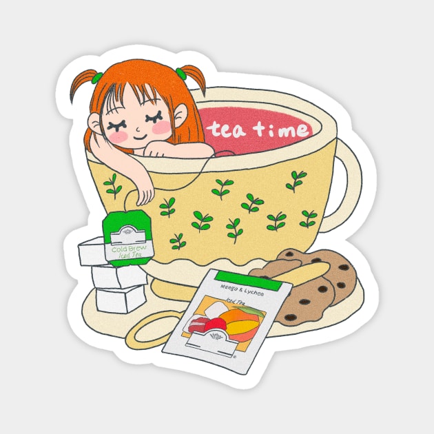 tea time Magnet by hayouta shop