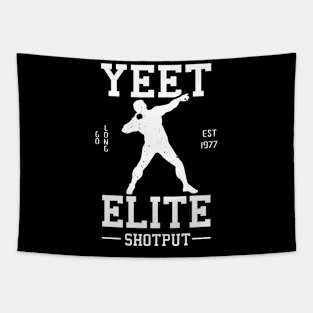 Yeet Elite Shotput Athlete Track N Field Athletics Tapestry