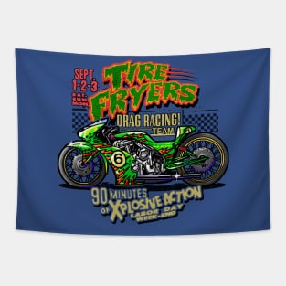 TIRE FRYER MOTORCYCLE Tapestry
