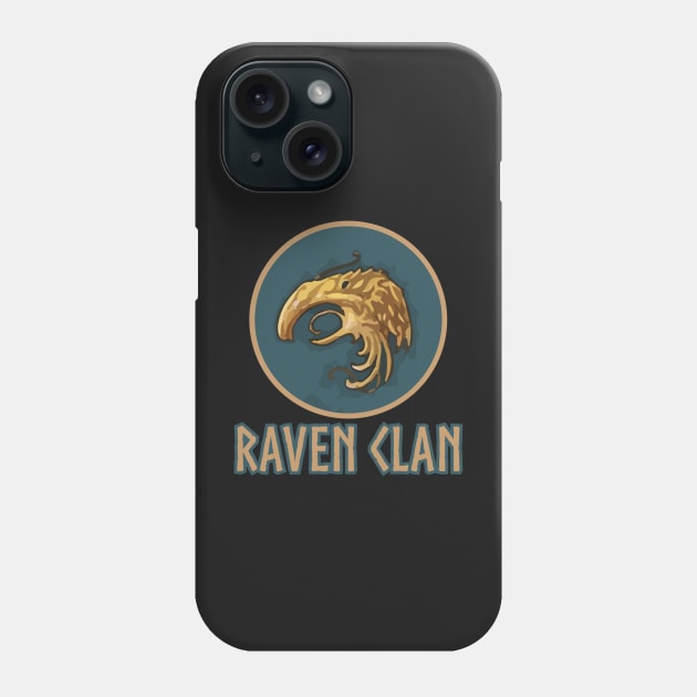 Blood Rage Raven Clan Board Game Graphic - Tabletop Gaming Phone Case by MeepleDesign