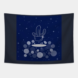 cactus, indoor flower, flower, plant, nature, interior, holiday, space,  galaxy, stars, cosmos, Tapestry