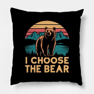 I-choose-the-bear Pillow