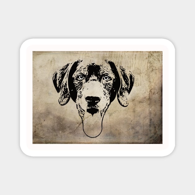 Black Labrador Magnet by DoggyStyles