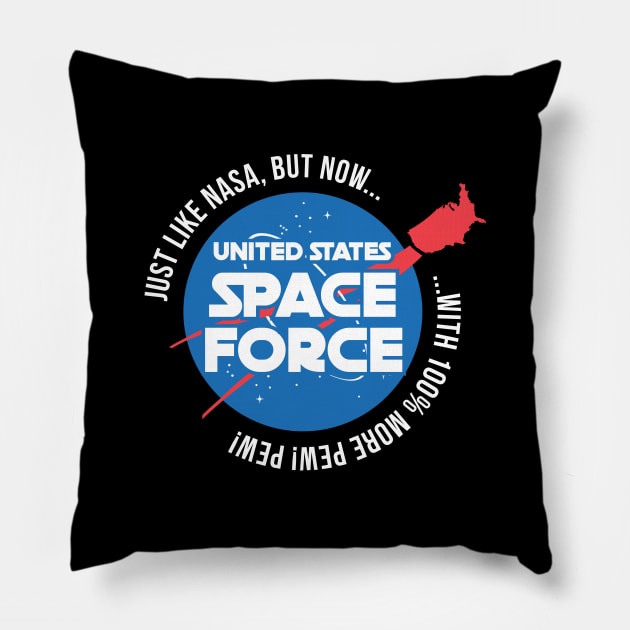 Space Force Pillow by gnotorious