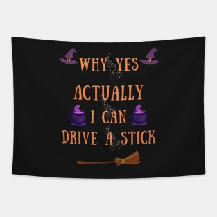 Why yes actually i can drive a stick Tapestry