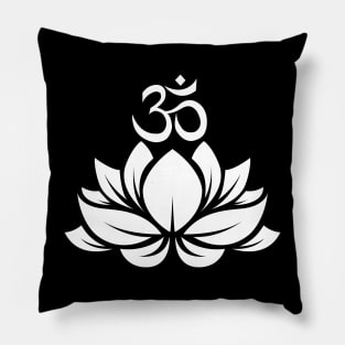 Lotus White Pillow