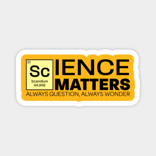 Show Them Science Matters Magnet