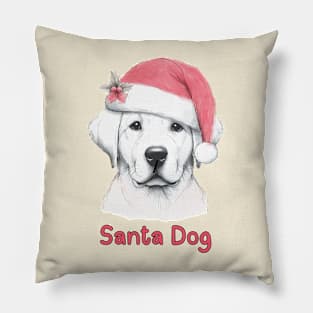 Santa Dog - Labrador Retriever Pillow