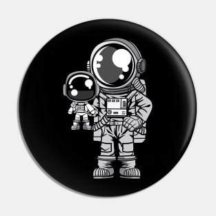 Astronaut and Doll Pin