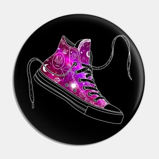 Libra high tops - Space canvas Pin