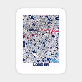London - United Kingdom MilkTea City Map Magnet
